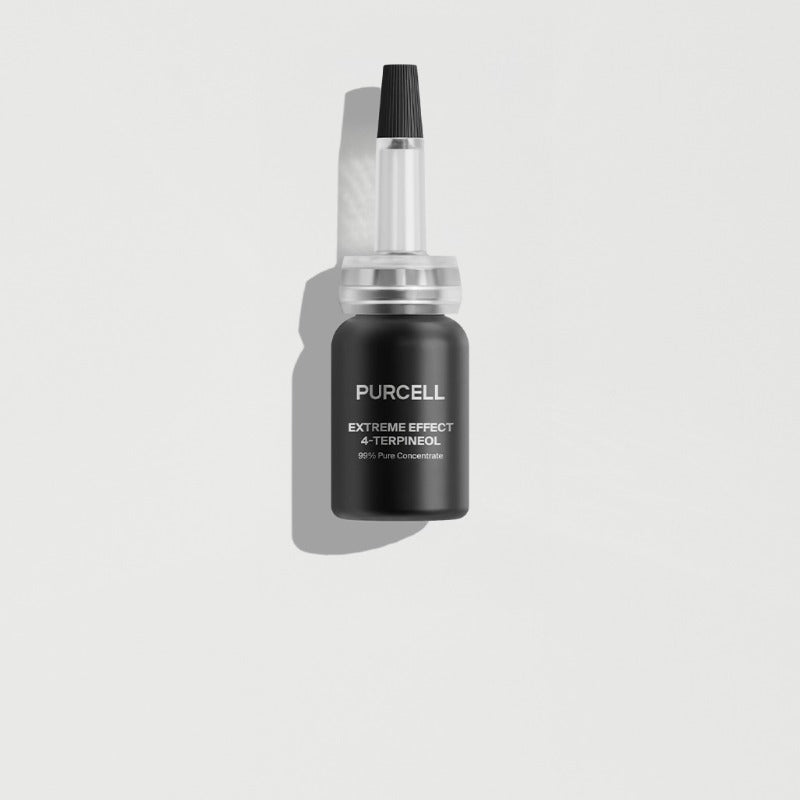 PURCELL Extreme Effect 4-Terpineol 10mL, flacon spray noir PURCELL sur fond clair, visuel produit premium.