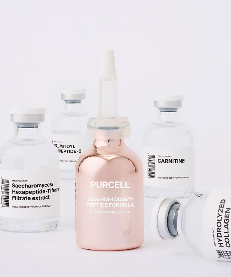 PURCELL High-Dose Vitamin B+C Complex 30mL de la marque PURCELL sur fond blanc, flacons et compte-gouttes.