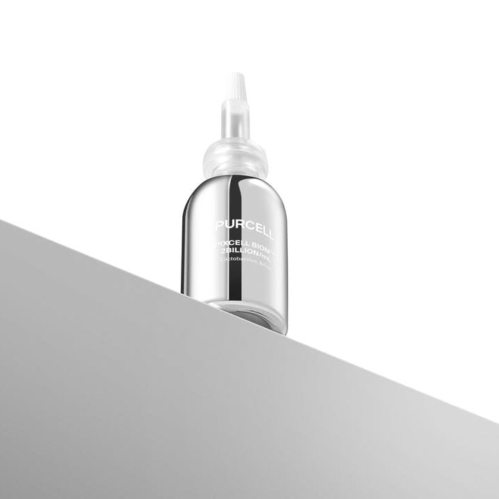 PURCELL Pixcell Biom PixelBiome™ 2 billion/mL 30ml, flacon produit PURCELL sur fond clair moderne, contexte visuel bio.