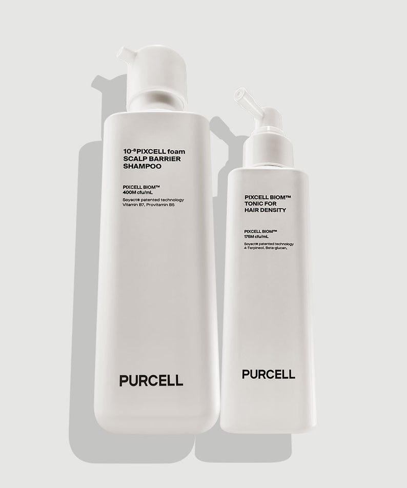 PURCELL PixelBiome™ Hair Set (Shampoo + Scalp Tonic)
