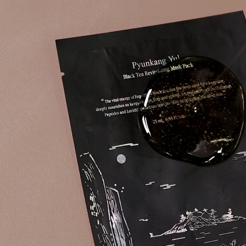 PYUNKANG YUL Black Tea Revitalizing Mask Pack 10 Pieces disponible sur Ma petite Coree, ton Eshop 100% K-beauty en direct de Seoul