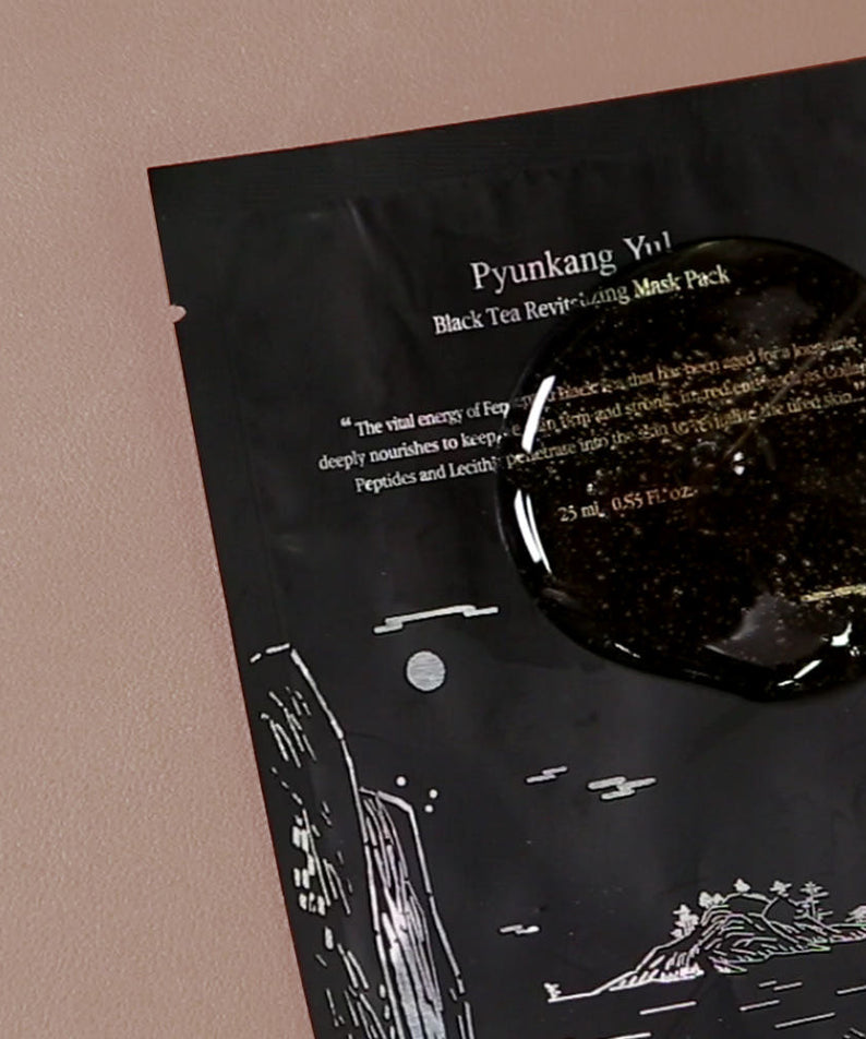 PYUNKANG YUL Black Tea Revitalizing Mask Pack 10 Pieces