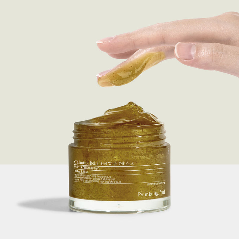 PYUNKANG YUL Calming Relief Gel Wash-Off Pack 100g disponible sur Ma petite Coree, ton Eshop 100% K-beauty en direct de Seoul
