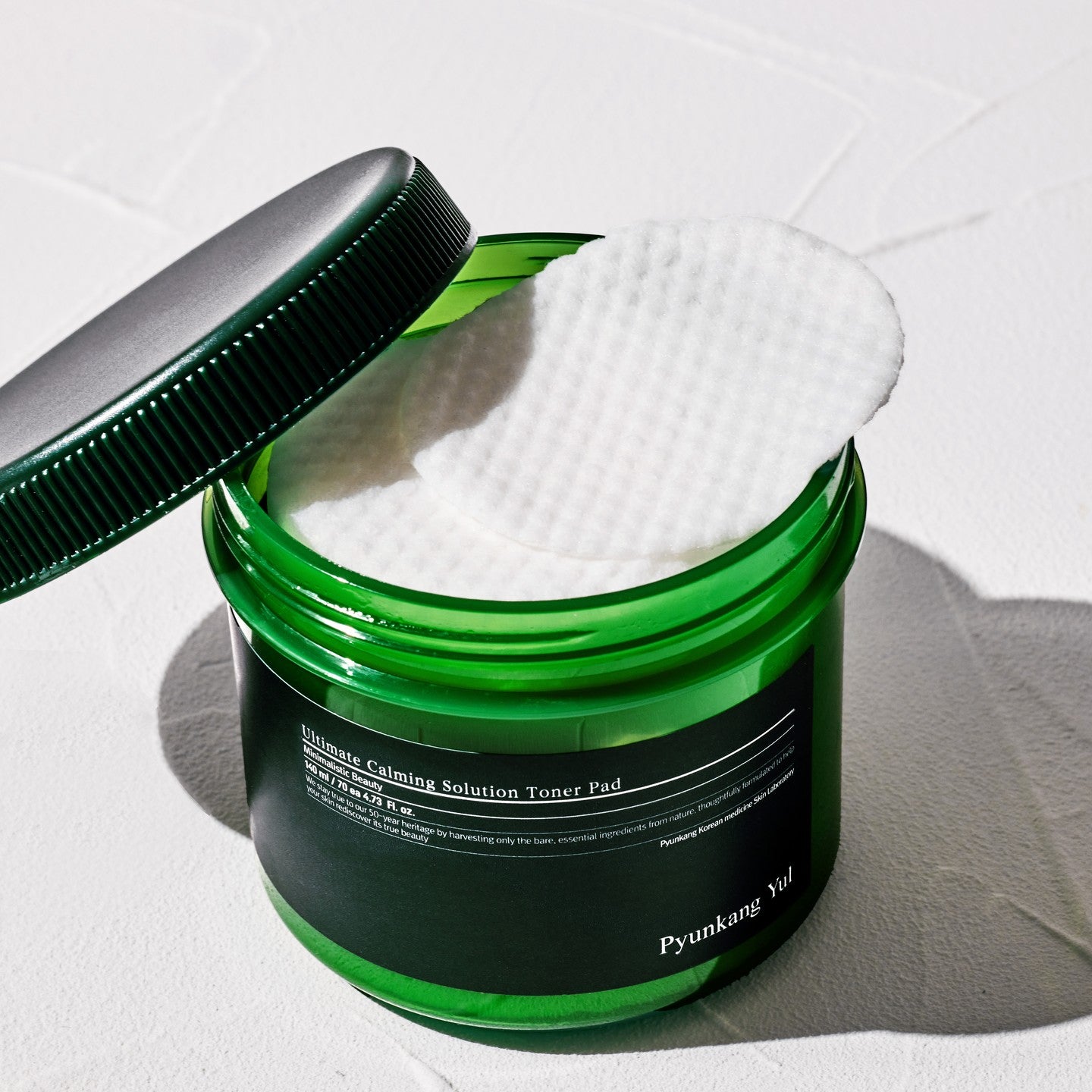 PYUNKANG YUL Ultimate Soothing Solution Toner Pads 70 sheets 140ml disponible sur Ma petite Coree, ton Eshop 100% K-beauty en direct de Seoul