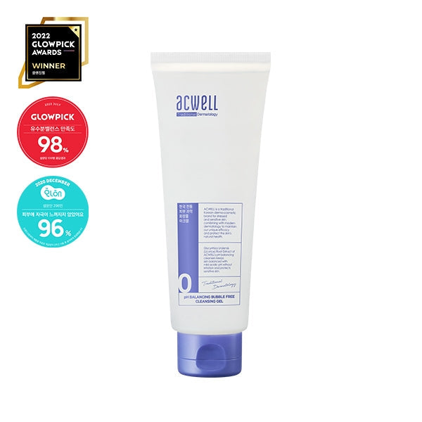 ACWELL Ph Balancing Bubble Free Cleansing Gel 160ml en stock sur Ma Petite Corée