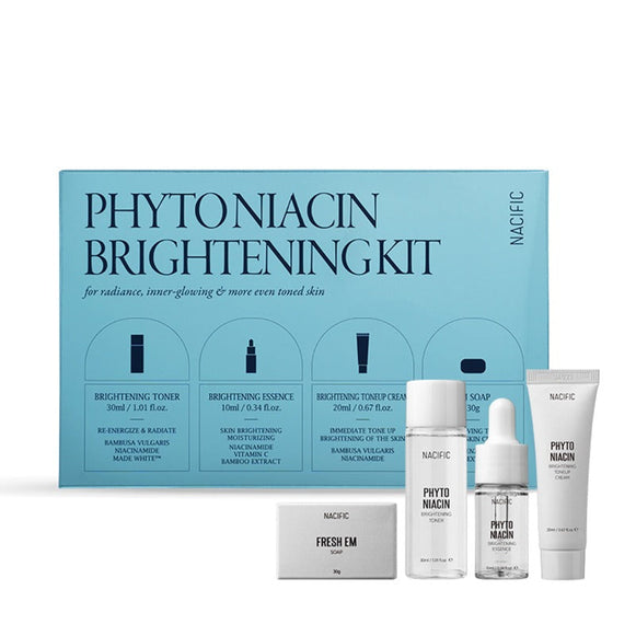 NACIFIC Phyto Niacin Brightening Kit (Soap+Toner+Essence+Cream) en stock sur Ma Petite Corée