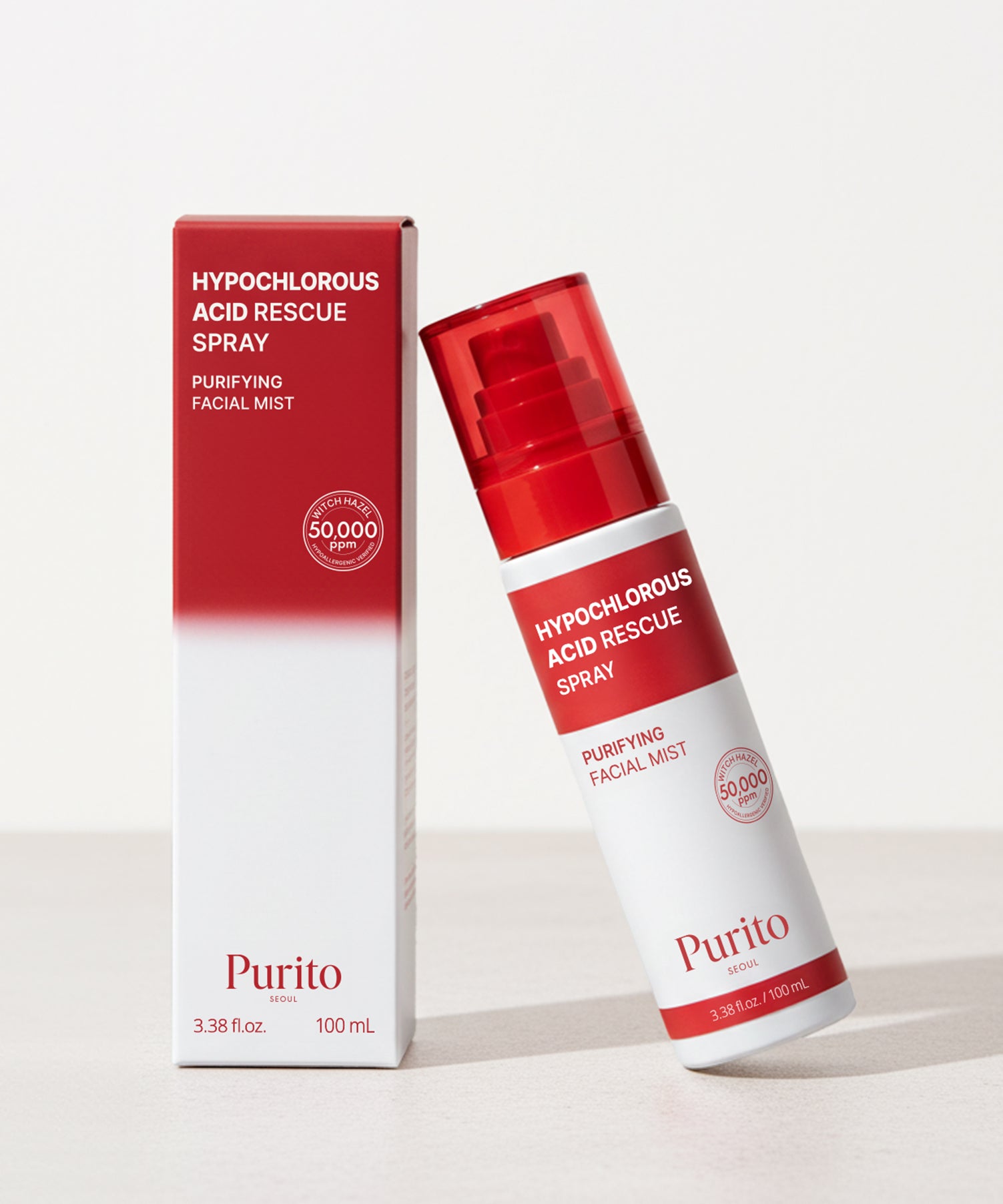 PURITO Hypochlorous Acid Rescue Spray 100ml