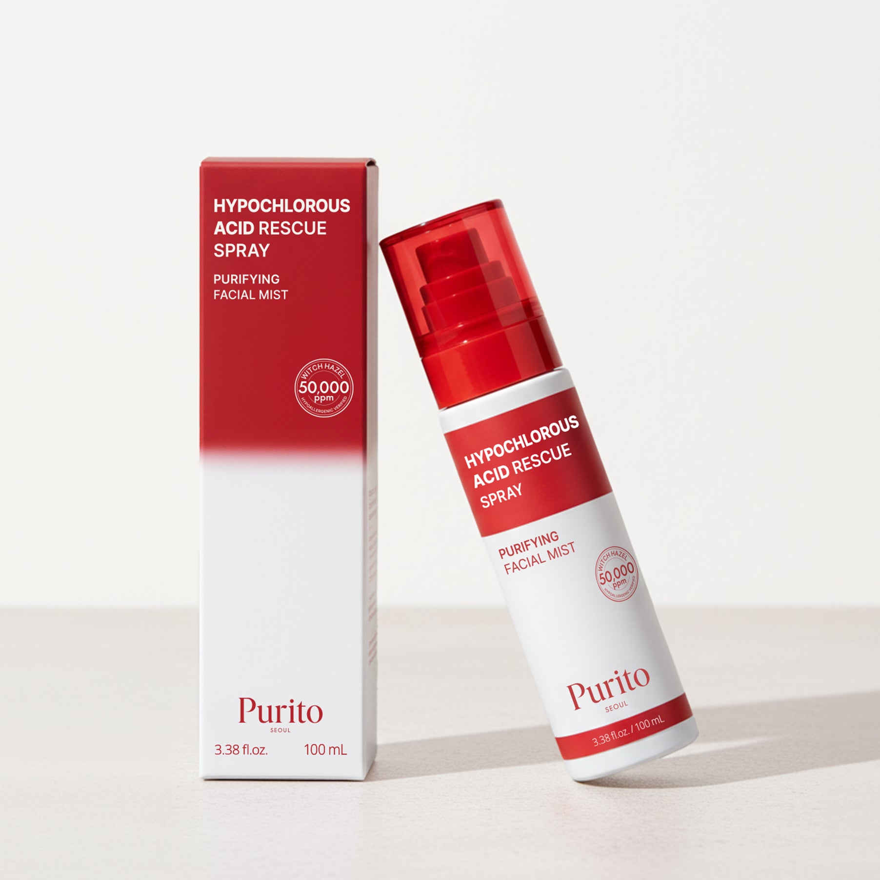 PURITO Hypochlorous Acid Rescue Spray 100ml