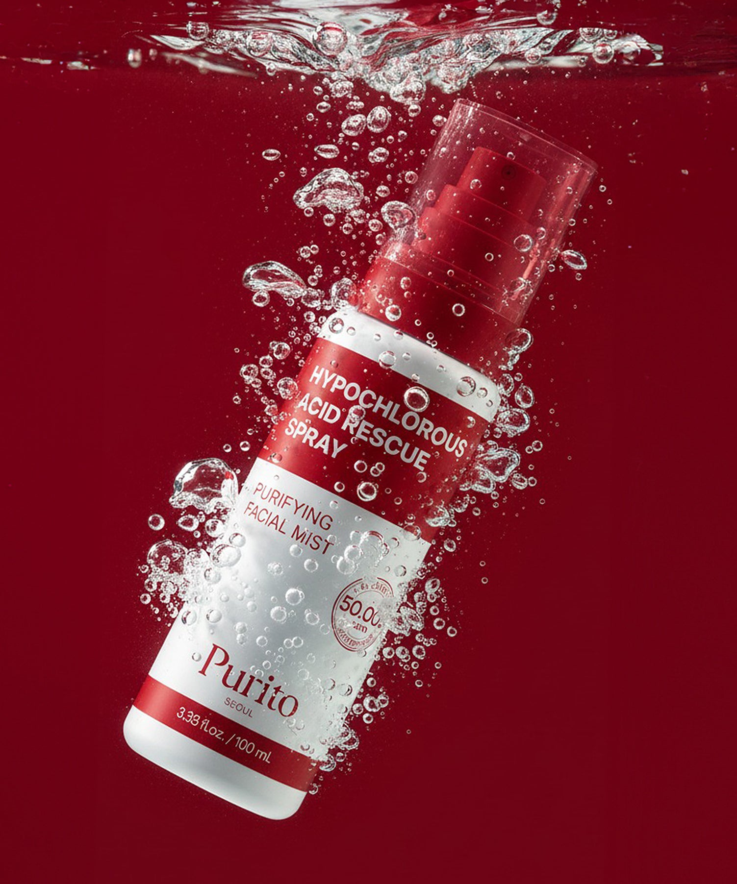 PURITO Hypochlorous Acid Rescue Spray 100ml