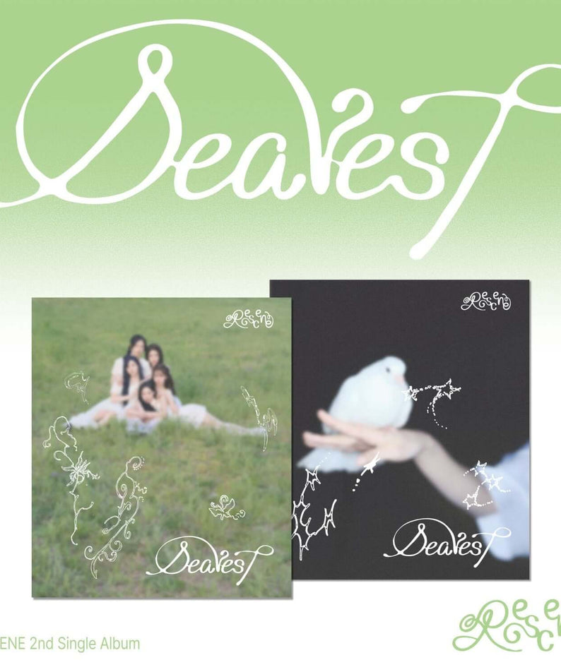 RESCENE - 2nd Single Album [Dearest] (Dear ver. / Dewy ver.) (Random) - album Kpop avec photos Décris l’image