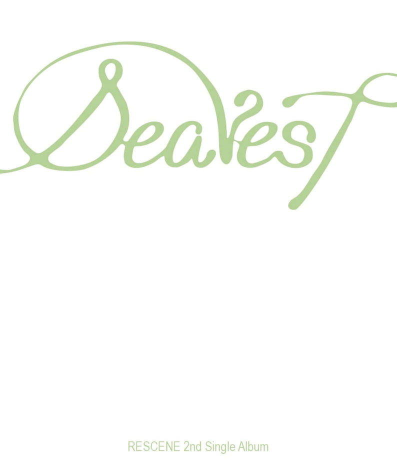 RESCENE - 2nd Single Album [Dearest] (QR VER.) (Dear ver. / Dewy ver.) (Random) - Album Kpop, visuel “Dearest” vert