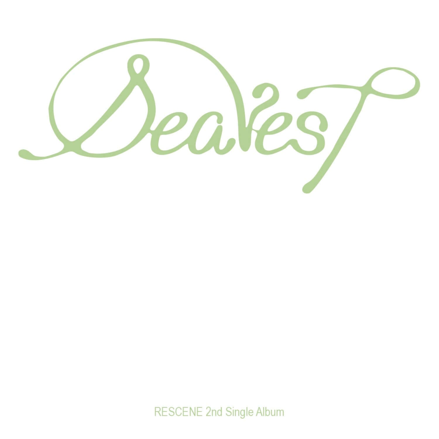 RESCENE - 2nd Single Album [Dearest] (QR VER.) (Dear ver. / Dewy ver.) (Random) - Album Kpop, visuel “Dearest” vert