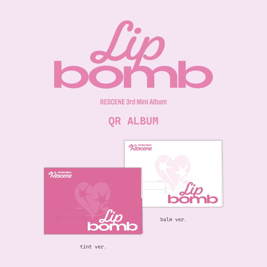 RESCENE - The 3rd Mini Album [lip bomb] (QR) (photocard ver.) (tint ver. / balm ver.) (Random 1 of 2) - Album Kpop