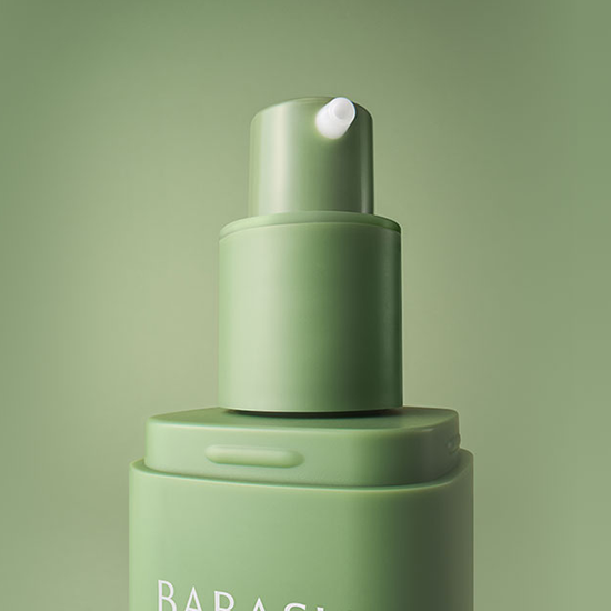 RETURNITY Babassu Return Cream 50ml, crème à la texture onctueuse, flacon vert sur fond vert, photo produit marque RETURNITY.
