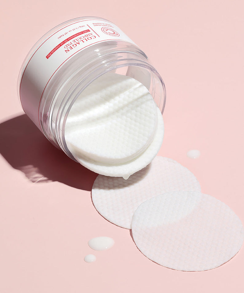 RIRE Collagen Ampoule Pad x45 disponible sur Ma petite Coree, ton Eshop 100% K-beauty en direct de Seoul