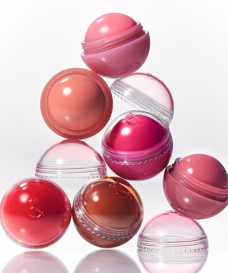 "Collection colorée de ROMAND Juicy roll cheek, blush en boule pour des joues éclatantes"