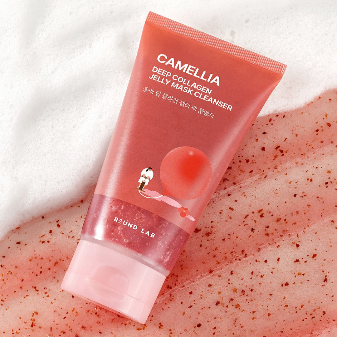 ROUND LAB Camellia Deep Collagen Jelly Pack Cleanser 150ml