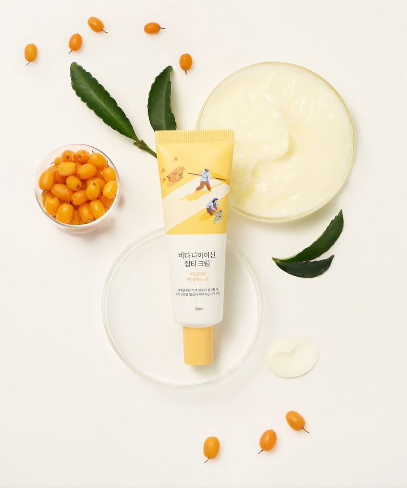 Crème ROUND LAB Vita Niacin Spot 50ml avec extrait de baie.