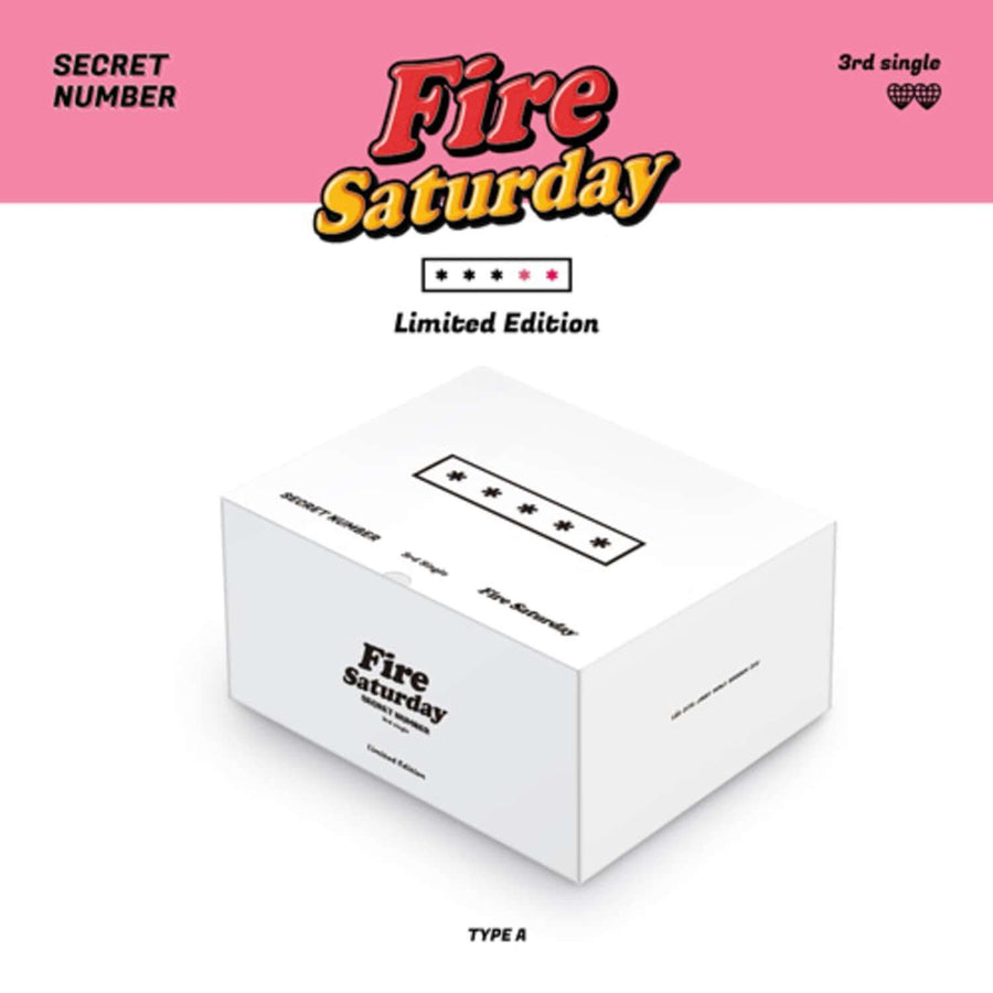 SECRET NUMBER - 3rd Album [Fire Saturday] Limited Edition (TYPE A) - Album Kpop