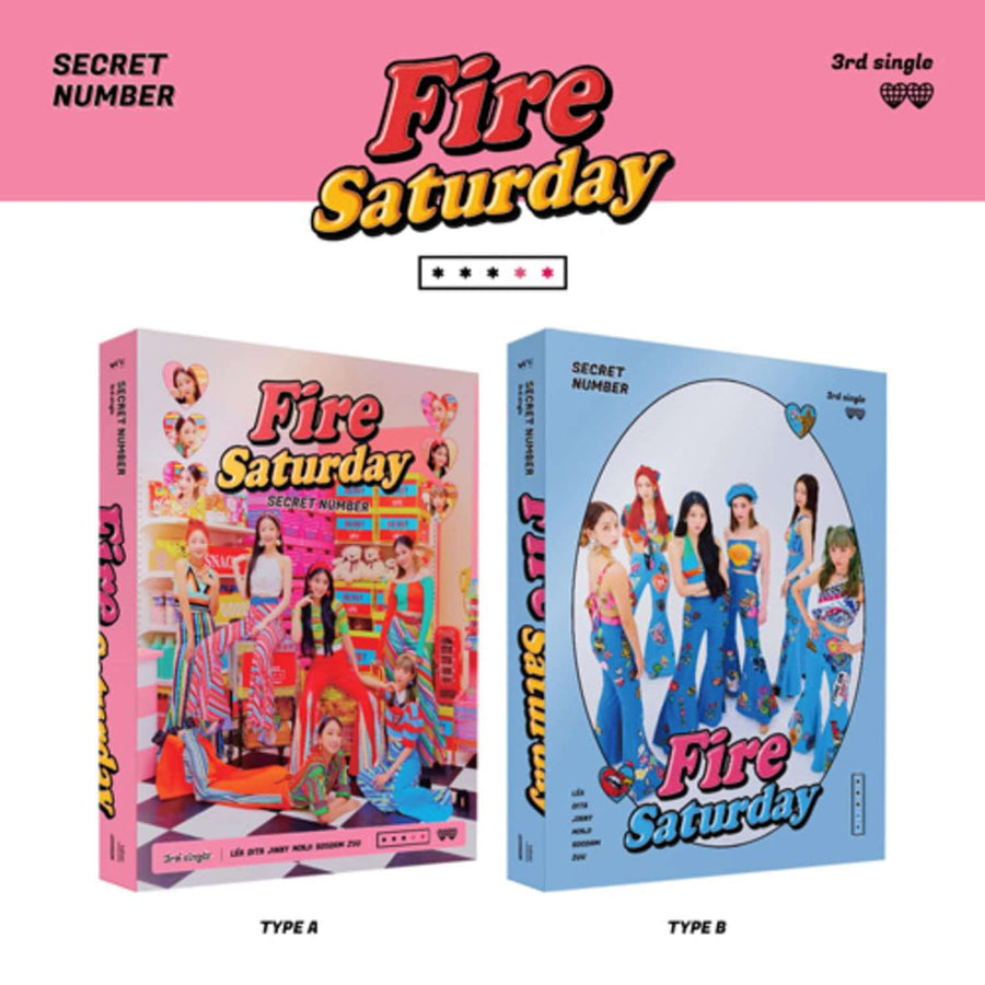 SECRET NUMBER - 3rd Album [Fire Saturday] (SET) - Album Kpop