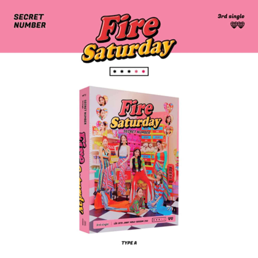 SECRET NUMBER - 3rd Album [Fire Saturday] (TYPE A) - Album Kpop