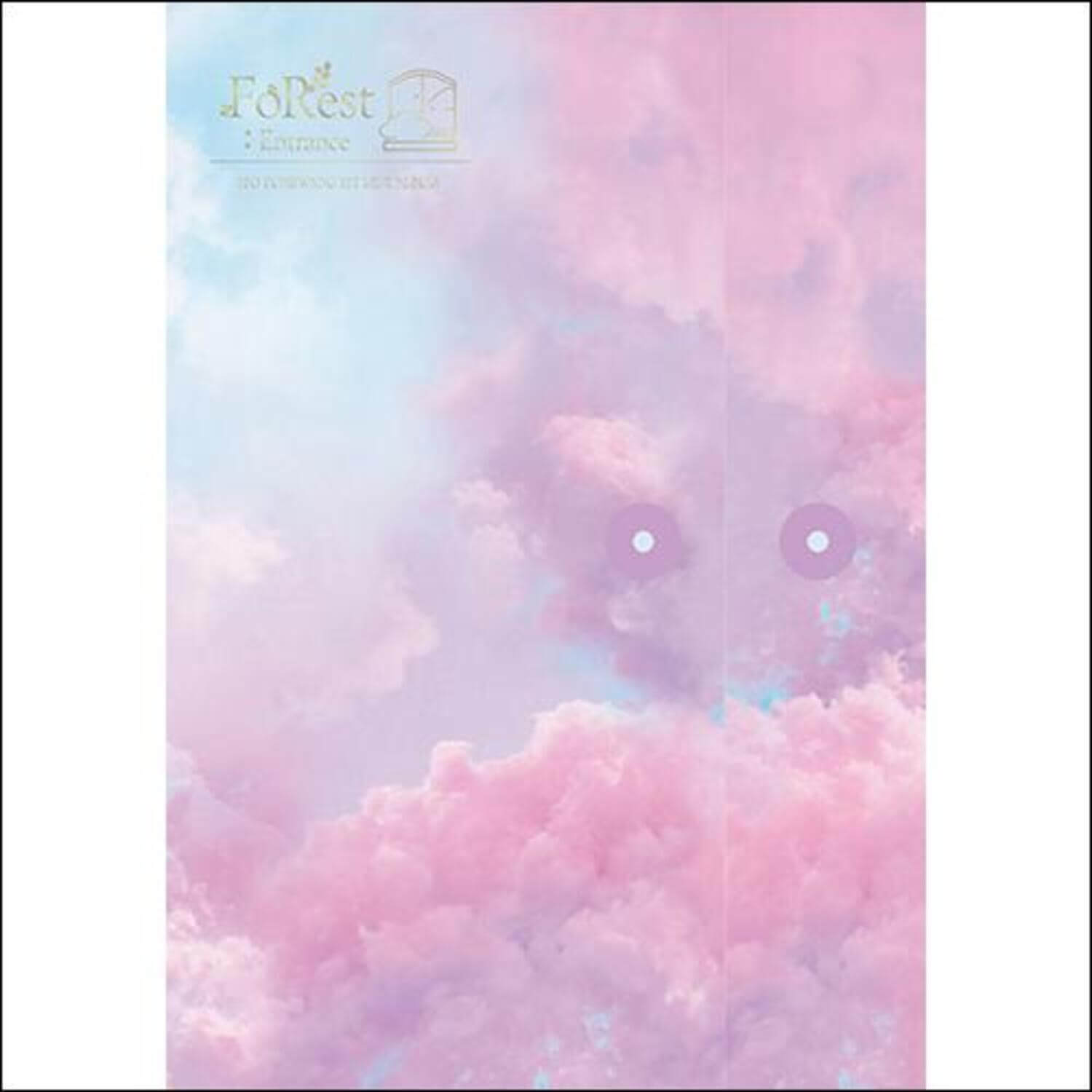 SEO EUNKWANG (BTOB) - [FOREST : ENTRANCE] (LIGHT VER.) - Album Kpop, couverture pastel nuages, marque BTOB, ambiance forêt.