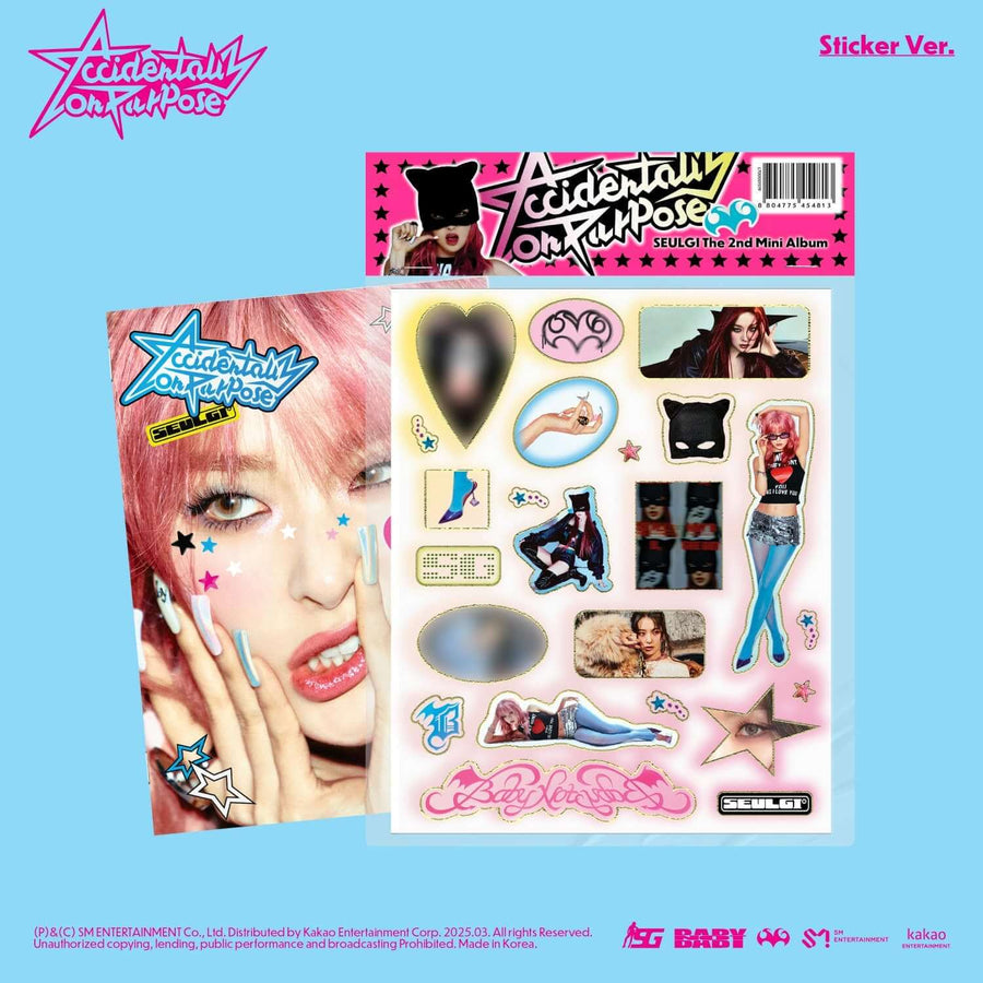 SEULGI - 2nd Album [Accidentally On Purpose] (Sticker Ver.) - Album Kpop