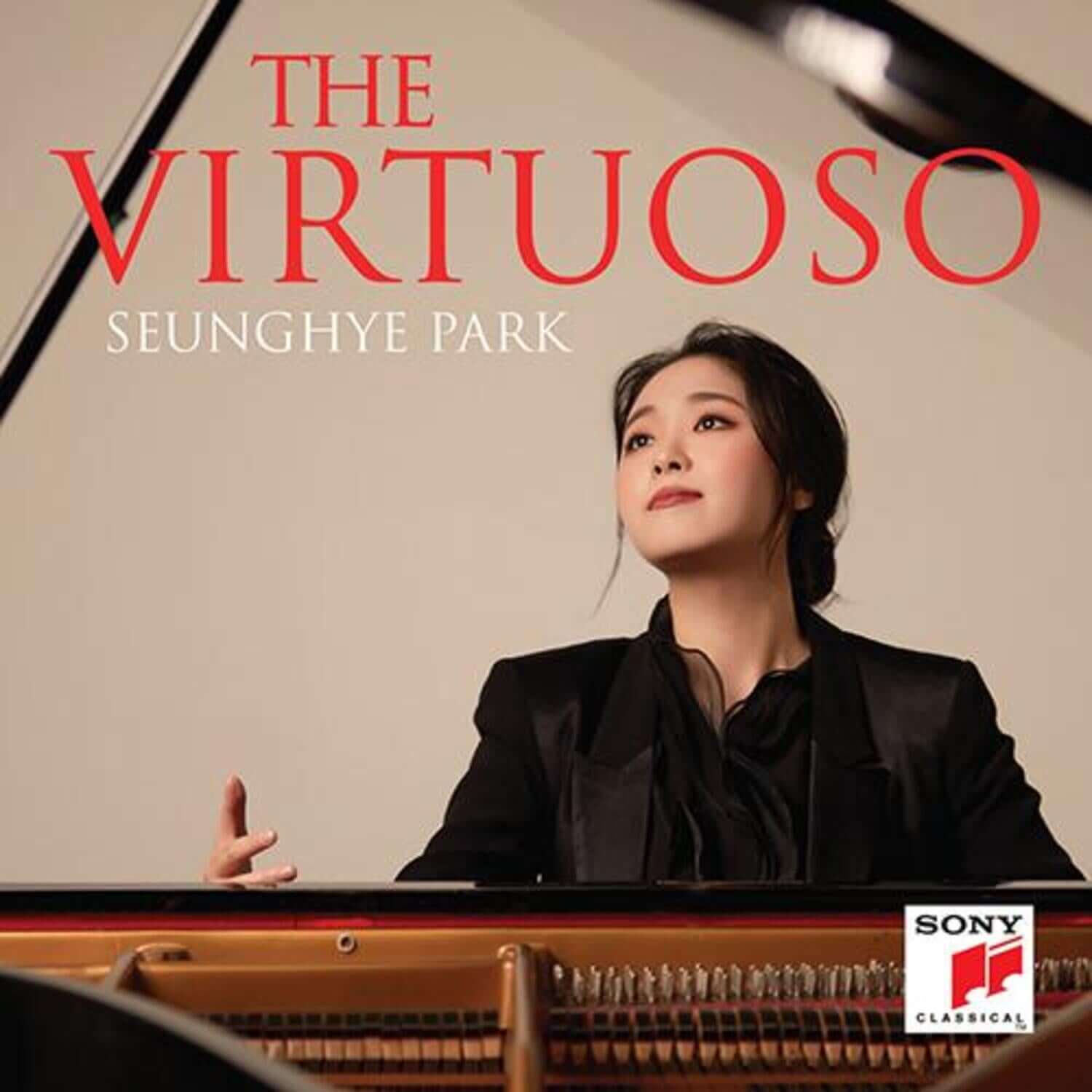 SEUNGHYE PARK - The Virtuoso - Album Kpop, couverture avec la chanteuse au piano, style classique, visuel marque Sony