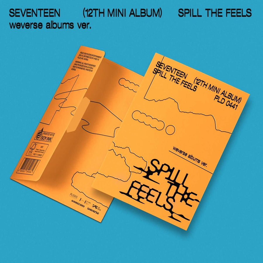 SEVENTEEN - 12th Mini Album 'SPILL THE FEELS' (Weverse Albums ver.) (Random) - Album Kpop