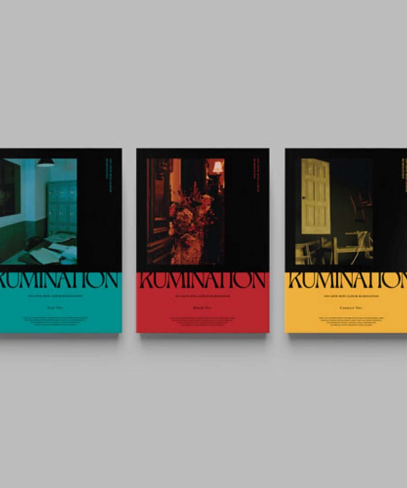 SF9 - 10th Album [RUMINATION] (Set) - Album Kpop : set de 3 versions, pochettes SF9 sur fond gris, style K-pop visuel.