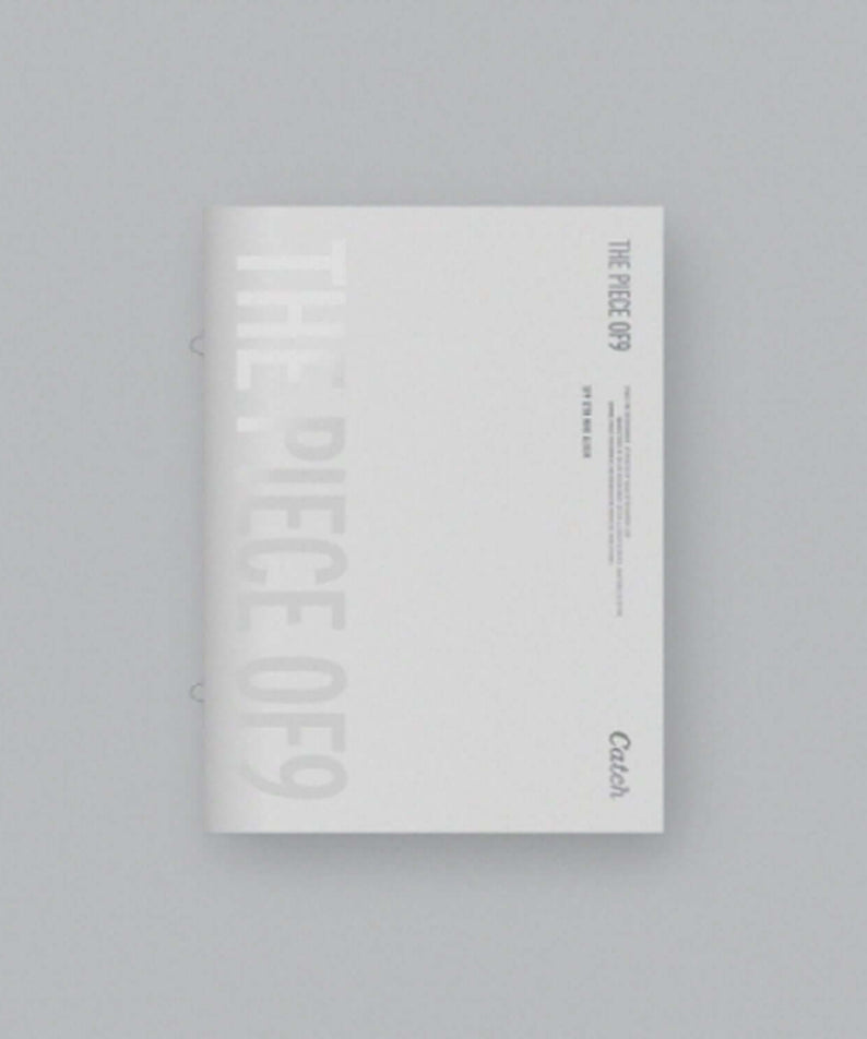SF9 - 12TH [THE PIECE OF9] (CATCH ver.) - Album Kpop, pochette blanche sur fond clair, vue produit marque SF9