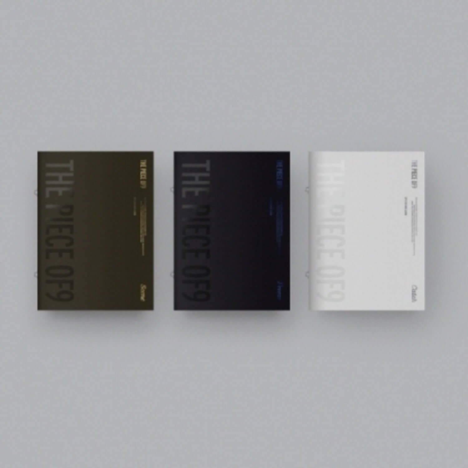 SF9 - 12TH [THE PIECE OF9] (Set of 3) - Album Kpop SF9 : set complet en coffret, 3 versions sur fond clair.