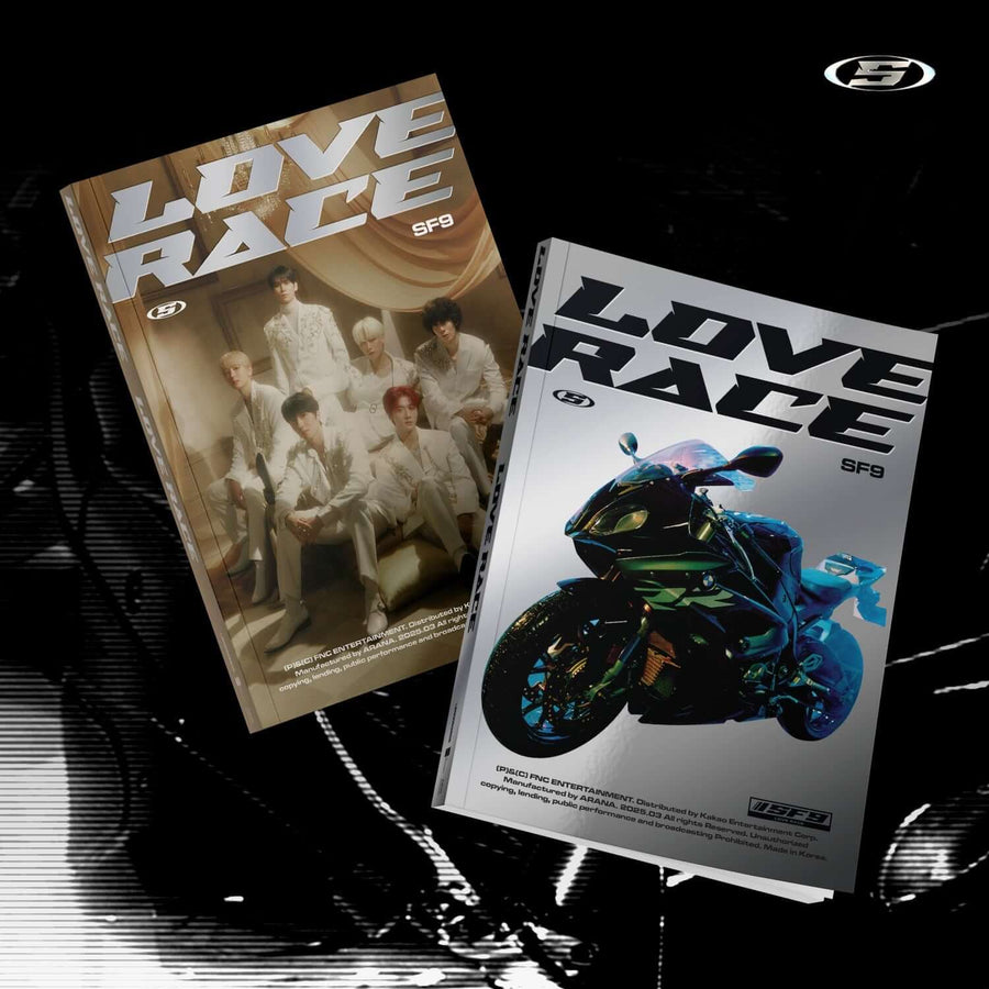 SF9 - 15th Album [LOVE RACE] (Random 1 of 2) - Album Kpop