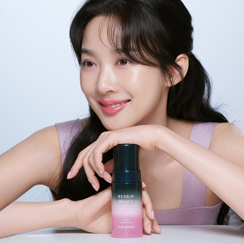 SHAISHAISHAI Repair Milky Urea Glow Bubble Serum 100ml