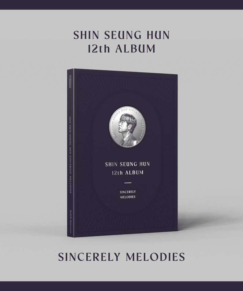 SHIN SEUNGHUN - [SINCERELY MELODIES] - Album Kpop, jaquette sur fond gris, style neuf chapitre, cadeau fan