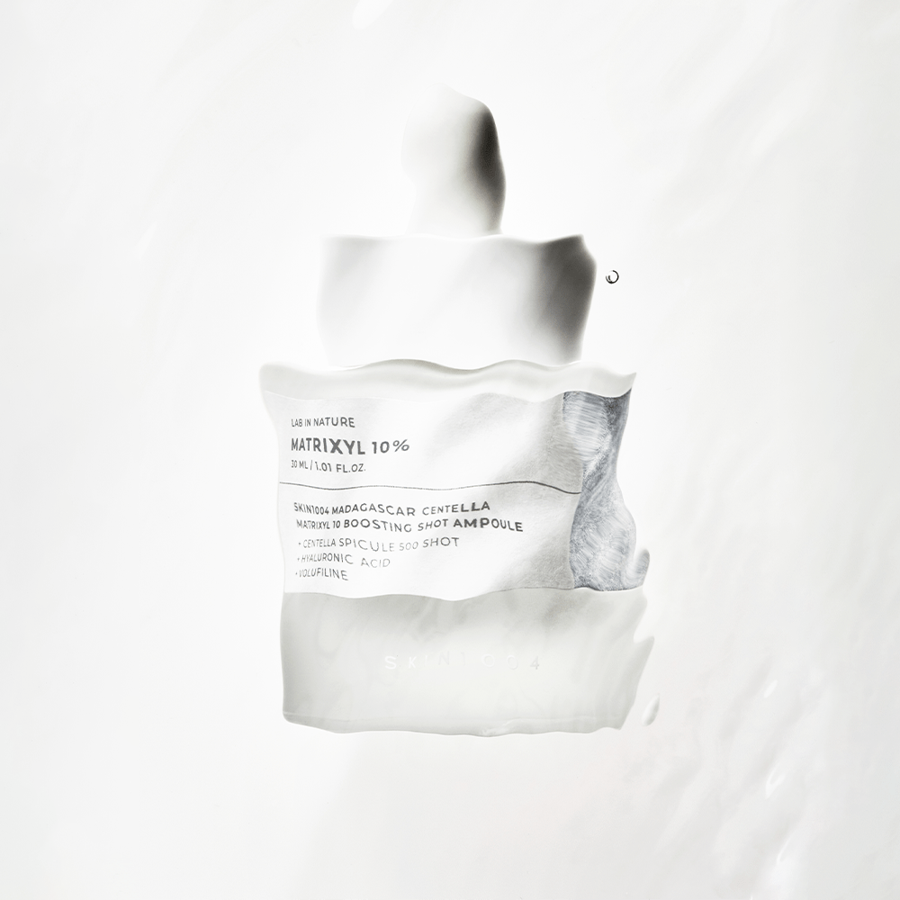 SKIN1004 Madagascar Centella Matrixyl 10 Boosting Shot Ampoule 30ml de la marque SKIN1004, visuel produit sur fond blanc.