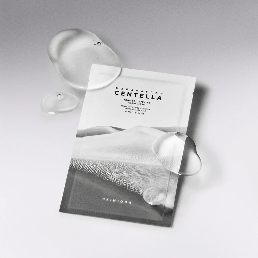 SKIN1004 Madagascar Centella Tone Brightening Glow Mask 25ml [5 sheets] de SKIN1004, masques en sachets sur fond clair