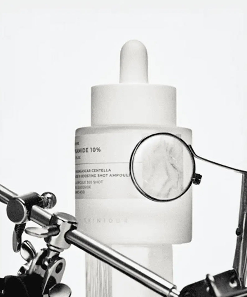 SKIN1004 Madagascar Centella Niacinamide 10 Boosting Shot Ampoule 30ml, sérum soin visage, améliore la peau.