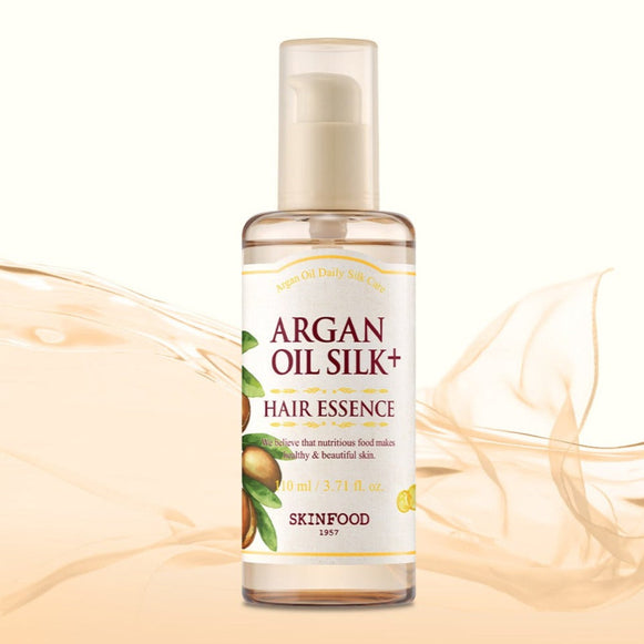SKINFOOD Argan Oil Silk+ Hair Essence 110ml disponible sur Ma petite Coree, ton Eshop 100% K-beauty en direct de Seoul