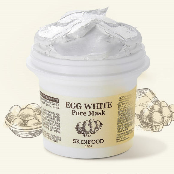 SKINFOOD Egg White Pore Mask 120g disponible sur Ma petite Coree, ton Eshop 100% K-beauty en direct de Seoul