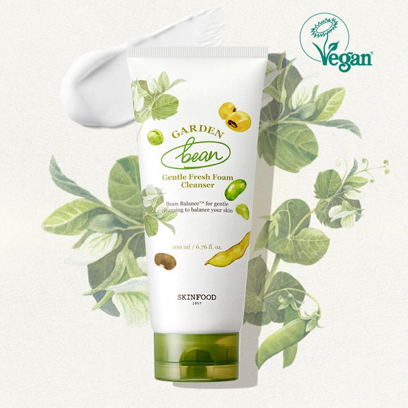 SKINFOOD Garden Bean Gentle Bubble Foam Cleanser 200ml disponible sur Ma petite Coree, ton Eshop 100% K-beauty en direct de Seoul