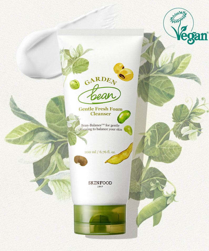 SKINFOOD Garden Bean Gentle Bubble Foam Cleanser 200ml disponible sur Ma petite Coree, ton Eshop 100% K-beauty en direct de Seoul