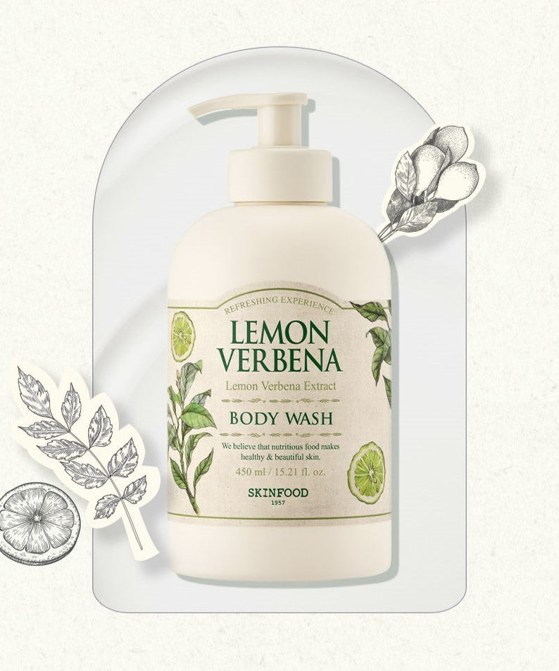 SKINFOOD Lemon Verbena Body Wash 450ml disponible sur Ma petite Coree, ton Eshop 100% K-beauty en direct de Seoul
