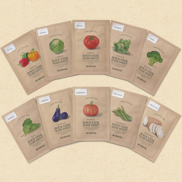 SKINFOOD Sous Vide Mask Sheet disponible sur Ma petite Coree, ton Eshop 100% K-beauty en direct de Seoul