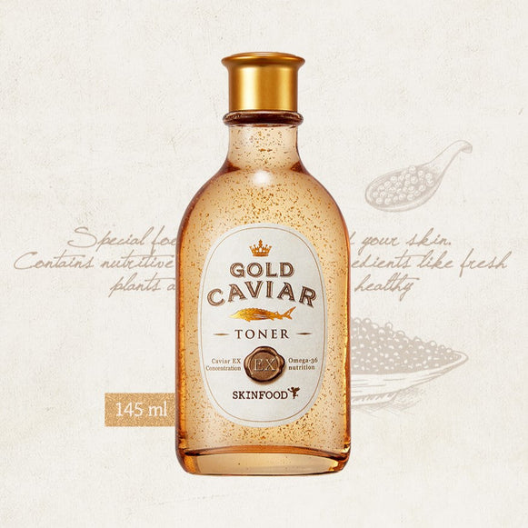 SKINFOOD Gold Caviar EX Toner 145ml en stock sur Ma Petite Corée