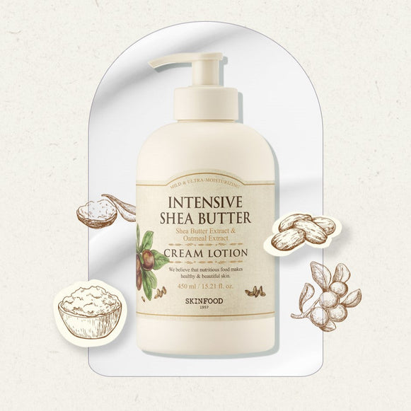 SKINFOOD Intensive Shea Butter Cream Lotion 450ml en stock sur Ma Petite Corée