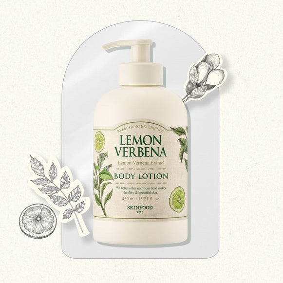 SKINFOOD Lemon Verbena Body Lotion 450ml en stock sur Ma Petite Corée