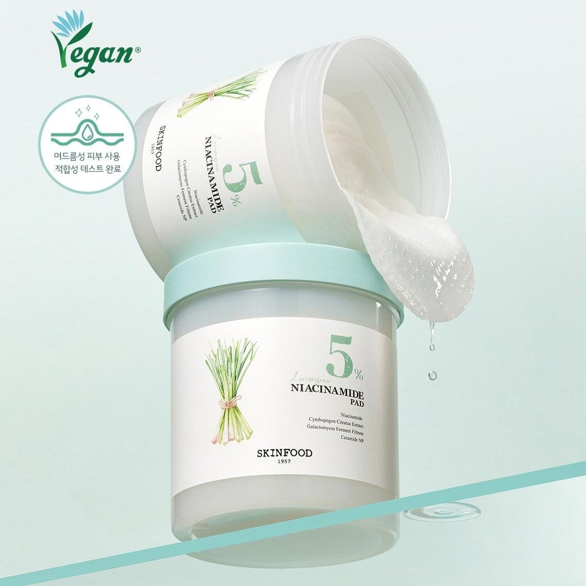 SKINFOOD Lemongrass Niacinamide 5 60 Pads