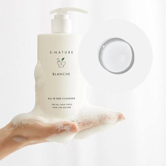 S.NATURE Blanche Cleanser 260ml disponible sur Ma petite Coree, ton Eshop 100% K-beauty en direct de Seoul