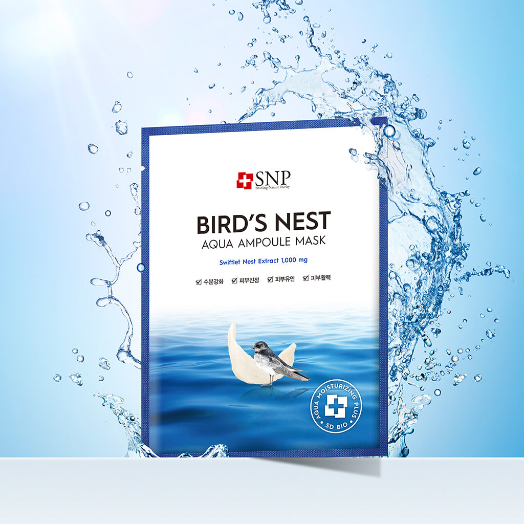 SNP BEAUTY Bird's Nest Aqua Ampoule Mask 25ml*10ea